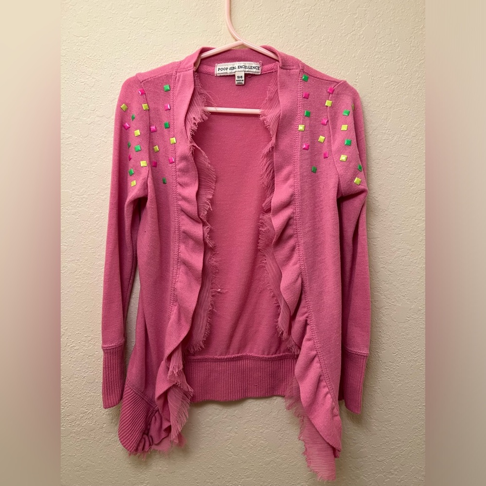 Studded Cardigan Sweater for girls